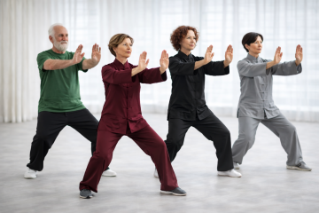 R&uuml;cken Qi Gong  im Studio bewegungsart in Berlin Friedrichshagen